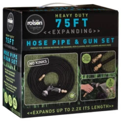B&M Rolson Heavy Duty Expanding Hose & Gun 75ft