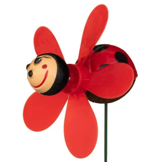 B&M Insect Wind Spinning Stake - Ladybird - Image 2