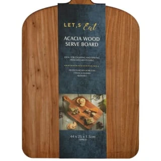 B&M Acacia Wooden Serve Board - Image 2