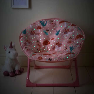 B&M Foldable Fairy Unicorn Moon Chair - Image 2