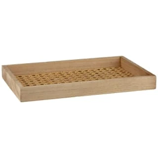 B&M Rattan Rectangle Tray - Image 2