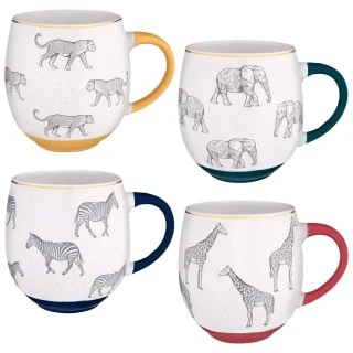B&M Animal Print Dip Mug - Elephant - Image 2