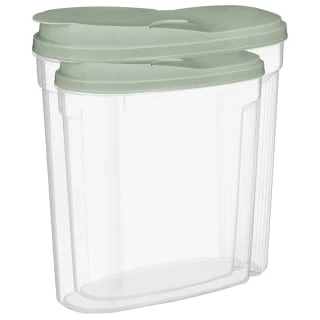 B&M Cereal Storage Container Set 2pk - Sage - Image 2