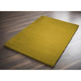 B&M Luxury Faux Fur Rug 100 X 150cm - Ochre