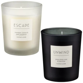 B&M Escape Scented Candle - Mandarin & Lemon & Pink Grapefruit - Image 2
