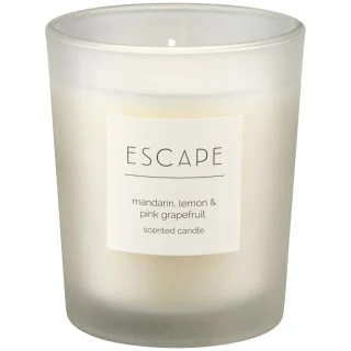 B&M Escape Scented Candle - Mandarin & Lemon & Pink Grapefruit